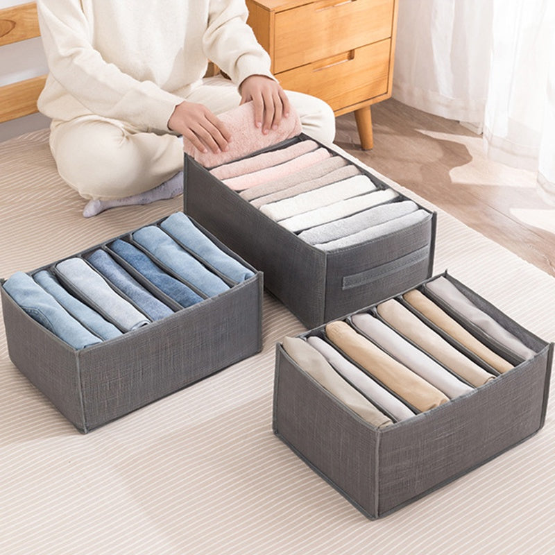 KIT com 02 Organizadores de Roupas Dobrável – Mais Espaço e Organização no Seu Guarda-Roupa