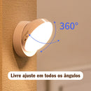 ✨ Luminária de Parede com Sensor de Presença 360° – Iluminação Automática Inteligente