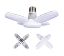 Lâmpada LED Dobrável 2 em 1 com Ventilador – Iluminação Potente e Ventilação para Casa
