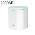 Umidificador Ultrassônico 2L com Saída Dupla Luz LED e Aromatizador