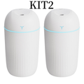 Umidificador Ultrassônico 2L com Saída Dupla Luz LED e Aromatizador