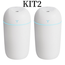 Umidificador Ultrassônico 2L com Saída Dupla Luz LED e Aromatizador