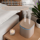 Umidificador Grande 2 Litros Saída Dupla Luzes LED's Coloridas Silencioso Aromatizador