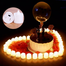 24 Kit Luz De Vela Eletrônica Decorativa Led Festa,/Decoração/Casamento