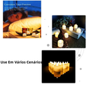 24 Kit Luz De Vela Eletrônica Decorativa Led Festa,/Decoração/Casamento