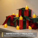 10 Conjuntos Mini Cristal Transparente Velas Luz Led Eletrônica Decorativa