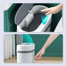 Lixeira Inteligente 12L com Sensor de Movimento, Sem Contato, Design Slim 15cm para Espaços Pequenos