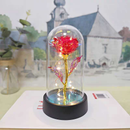 Rosa Encantada com Luz LED – Presente Eterno e Decoração Sofisticada