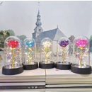Rosa Encantada com Luz LED – Presente Eterno e Decoração Sofisticada