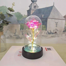 Rosa Encantada com Luz LED – Presente Eterno e Decoração Sofisticada